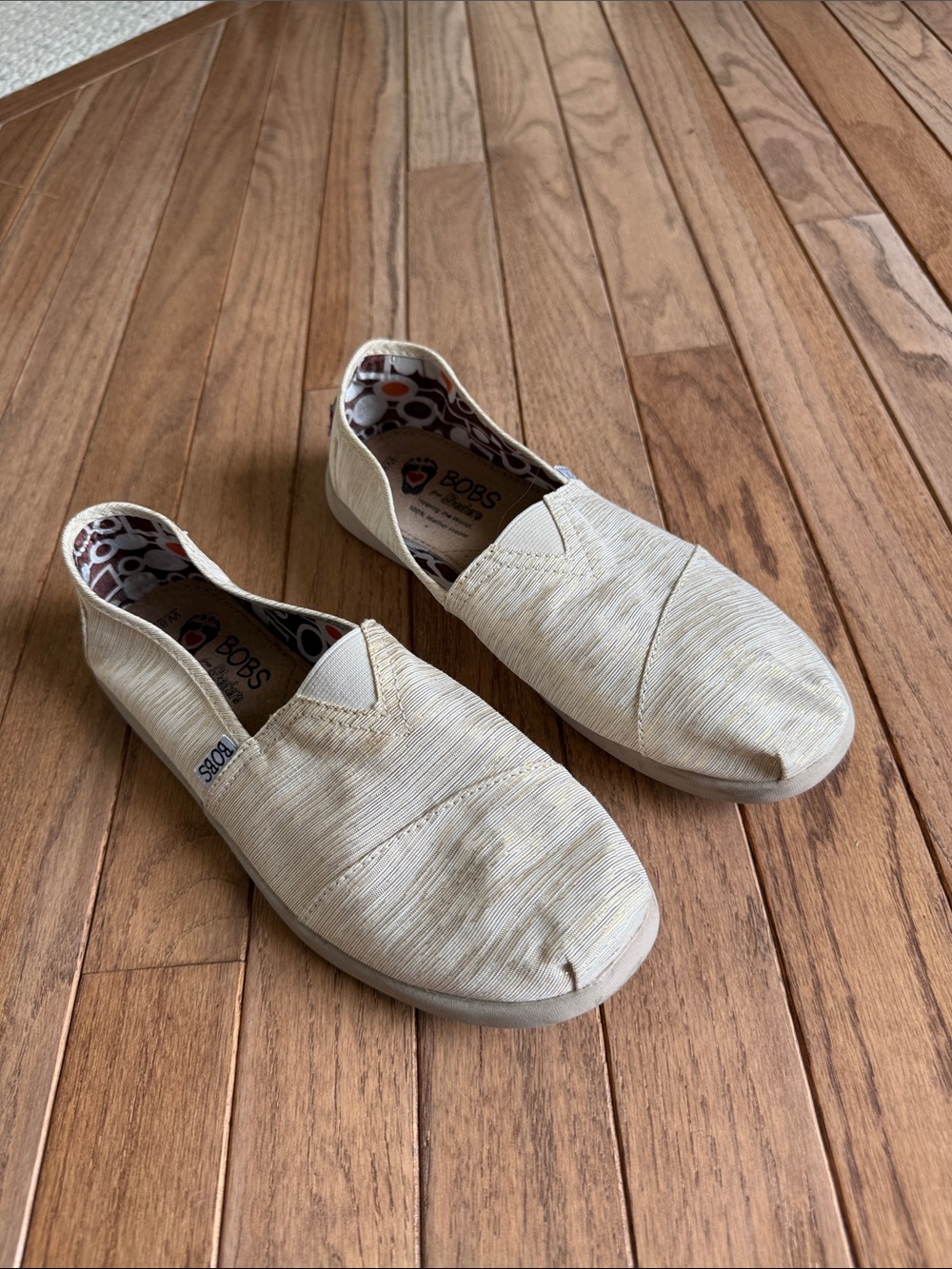 BOBS from Skechers Men's Slip-On Loafers in Light Beige